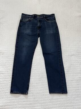 Revtown Automatic Men’s Jeans Dark Wash Straight Leg Stretch Denim 36x30